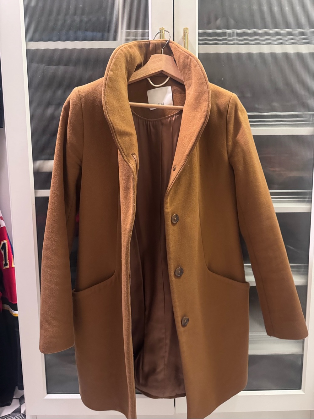 Wilfred Camel Cocoon Coat